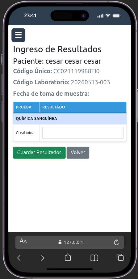 Ingreso resultados